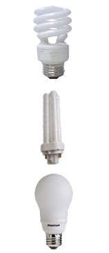 Cfl Light Bulb Shapes and Sizes
